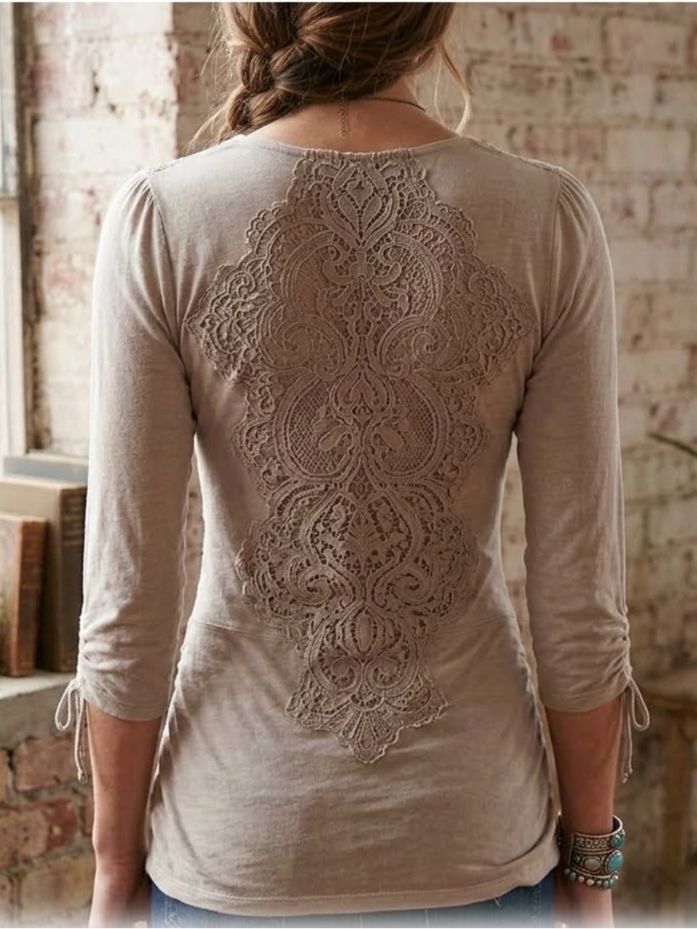 Vintage Free People Wrap Blouse - Picture 2 of 9